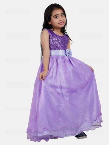Image of Ripening Kids Sequined Ball-Gown for Your Little Princess's Birthday Celebration Girls' Dresses