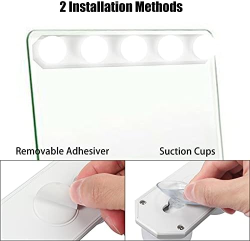 5 Led Bulb Hollywood Mirror Lights, Vanity Makeup Bathroom Dressing Table Light, USB Powered Makeup Mirror Lights with 3 Color Modes Brightness Adjustable for Bathroom Dressing Table Mirror Lighting