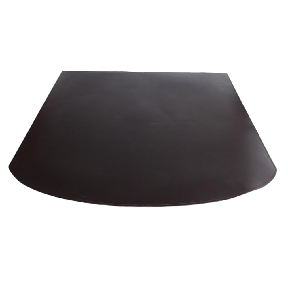 LIMAC Design TASTO Tapis de cheminée d'intérieur en similicuir Ignifuge, Tapis pour poêles à Protection Contre Les braises pour poêle, fabriqué en Italie. (Noir)