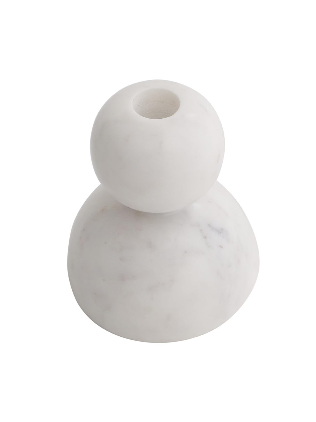 NikkisPride Luxury Marble Candle Holder | White Natural Marble Tealight Holder | Handmade Table Accent for Home, Office, Living Room, Meditation, Spa, Gift, Wedding Decor 4