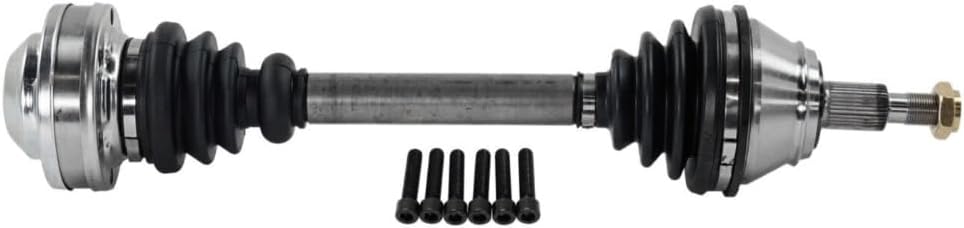 Front Driver Side CV Axle Shaft Half 1-Piece AWD Compatible with Audi VW Beetle 1.8L 2002-2004