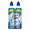 Lysol Toilet Bowl Cleaner Gel, For Cleaning and Disinfecting, Bleach Free, Ocean Fresh Scent, 24oz (Pack of 2)