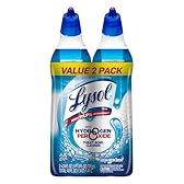 Lysol Toilet Bowl Cleaner Gel, For Cleaning and Disinfecting, Bleach Free, Ocean Fresh Scent, 24oz (Pack of 2)