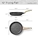 CAROTE Non Stick Frying Pan Skillet, Omelet Pan, Healthy Non Toxic Granite Chef Pan, Induction Compatible Egg Frying Pan with Heat-Resistant Handle, PFOA-Free,Black, 10