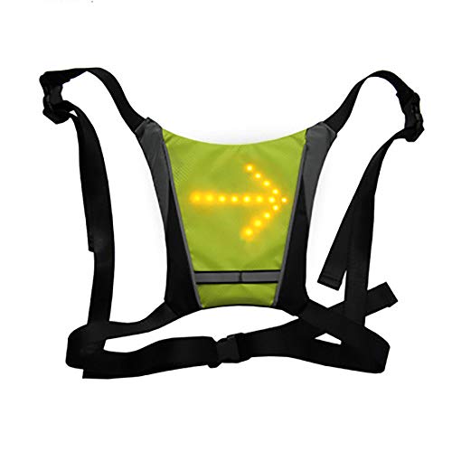 Gilet de sécurité léger à LED avec télécommande pour cyclisme - 3