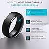 ThunderFit Silicone Men’s Wedding Rings, 10mm Wide 2.5mm Thick Rubber Weddi... #1