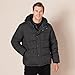Amazon Essentials Men's Heavyweight Hooded Puffer Coat, Black, Large