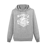 Org.mama Madball - Sudadera con capucha para hombre, color gris, talla XL, gris, XL