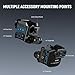 NEEWER Pocket 3 Cage, Aluminum Alloy Gimbal Camera Video Recording Rig with Built in Action Camera Accessory Adapter 1/4