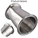 304 Stainless Steel Sanitary Pipe Reducer Fitting 3 Inch to 2.5 Inch with Tri Clamp Ferrule for Food Beverage Dairy Industrial Applications