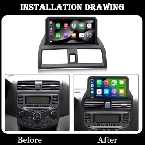 Cámara Trasera y Carplay en tu Honda Accord 7 para Viajar con Radio Coche Bluetooth 2