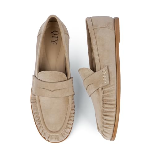 Image of QIY Penny Loafers for Women 2026 Comfortable Flats Shoes