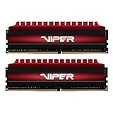 Patriot 16GB Kit (2 X 8GB) 3400 MHz (PC4-27200) Viper 4 Series DDR4 2400 MT/s DRAM (PV416G340C6K)