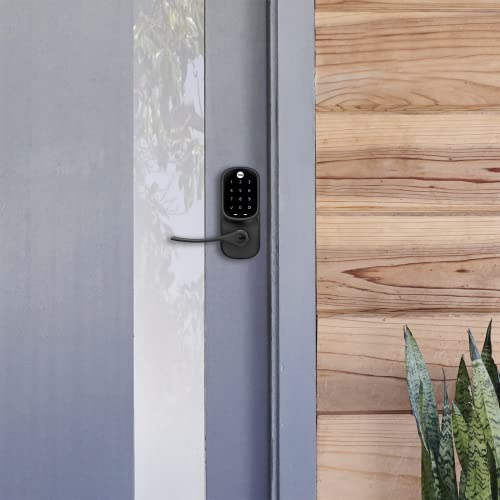 Image of Yale Assure Lever Touchscreen Smart Lock with Wi-Fi, Black Suede