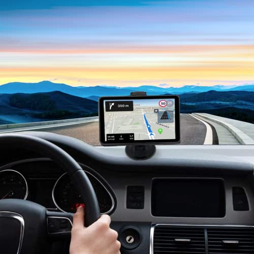 Gps Navigation For Truck Rv Car, 7 Inch Truckers Trucking Gps Navigation System, Truck Gps Commercial Drivers, Latest Free Lifetime Map Updates For 2022, Speed Warnings, Spoken Turn-By-Turn Directions #TOP1