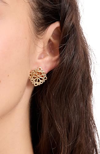 kate spade new york Spade Flower Lace Studs3