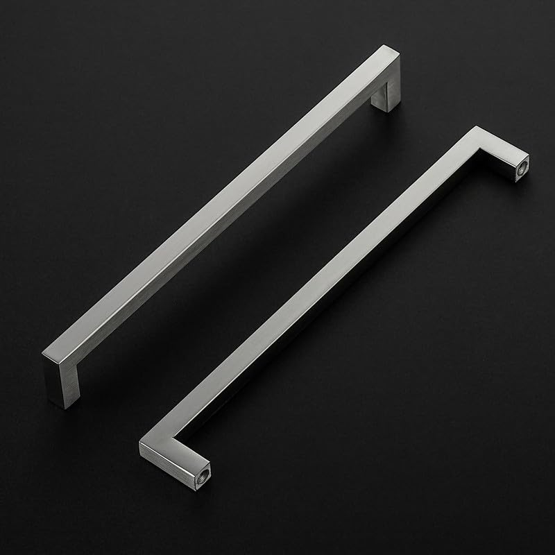 Ravinte Pack of 10 Cabinet Handles, 256 mm, Furniture Handles, Silver Handles for Kitchen Cabinets Cabinet Handles - Image 2