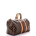 Louis Vuitton, Pre-Loved Keepall Bag Monogram Canvas 45, Brown