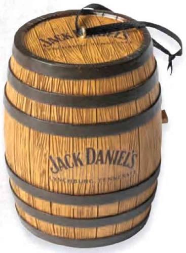 Jack Daniel's JD Whiskey Barrel Ornament Old No. 7-2.5 Wide JD-30203