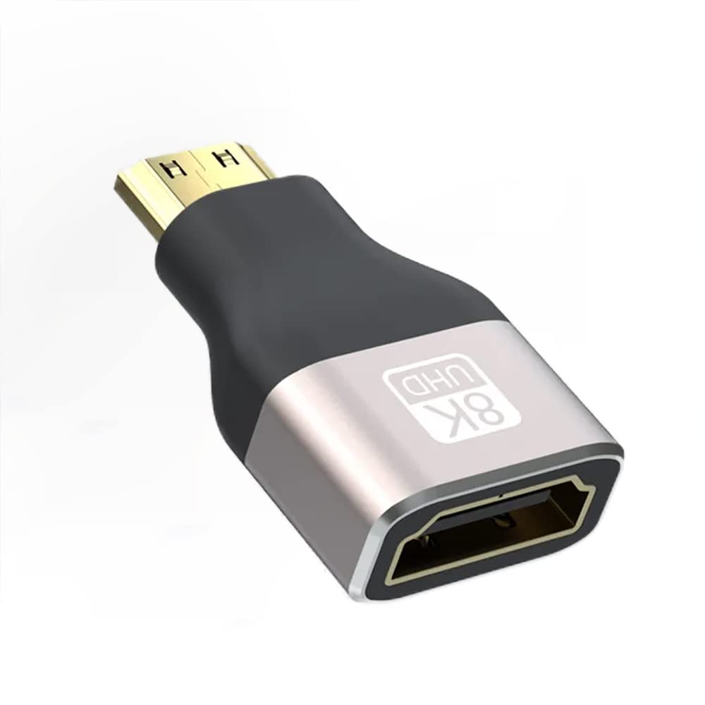 Etzin 8K Mini HDMI Adapter 2.1 Mini HDMI Male to Standard HDMI Female Adapter Convertor Support 8K@60Hz, 4K@144Hz, 2K@240Hz (EPL-953CC)-image-41