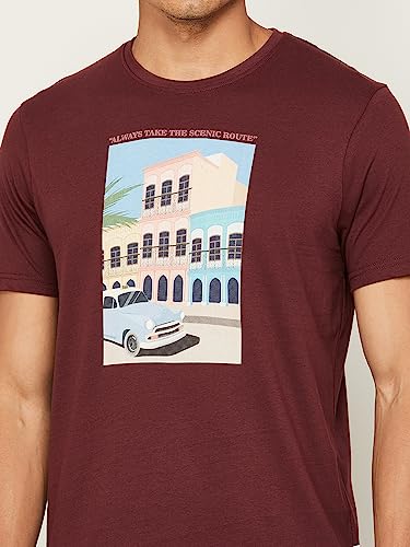 Image of Fame Forever by Lifestyle Men Cotton Regular Fit Printed T Shirt