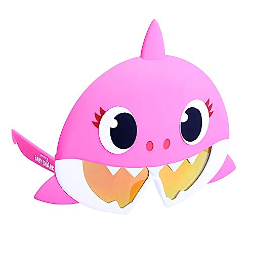 Sun-Staches Baby Shark Child Sunglasses|Daddy, Mommy or Baby Shark Costume Accessory |UV 400 |One Size Fits Most Kids