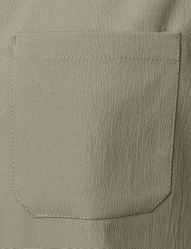 Image of JEMITOP Mens Stretch Wrinkle Free Texture Shirts