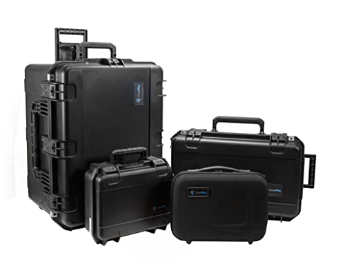 CasePro CP-WINE-12B 12 Bottle Wine Carrier with Wheels, Polypropylene/High Density Polyethylene Foam, 25.63" L x 19.50" W x 15.63" H, Black - Thumbnail 6