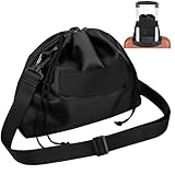 Travel Neck Pillow Storage Bag, Drawstring Design, 12.6x10.3 Inches, Convenient Storage, Portable Carrying Case, Adjustable Shoulder Strap for Thanksgiving, Christmas Travel - Image 8