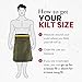 UT Kilts Men's Standard Utility Kilt, Modern Scottish Kilt for Everyday Wear, Tactical Kilts with Adjustable Hip Straps & Cargo Pockets for Men, 22