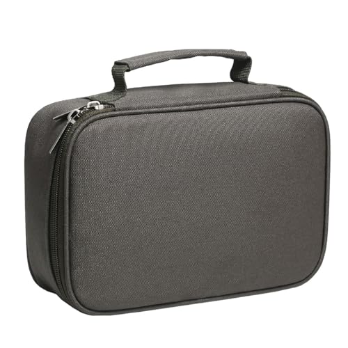 Estojo Grande Box 2 Ziper Quadrado Escolar Divisorias BakPak (Verde Militar)