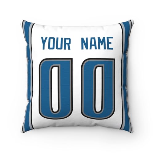 Image of ANTKING Throw Pillow 2 Pack Custom Any Name and Number Personalized Gift for Men Women Boys