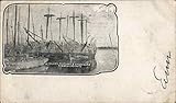 Whalers Rousseau & Desdemona New Bedford, Massachusetts MA Original Antique Postcard