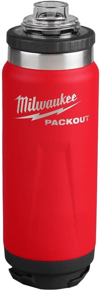 Milwaukee Packout Thermal Bottle 709 Ml (Red) - 48-22-8396R