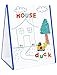 EduKid Toys Dry Erase Whiteboard Easel | Magnetic White Board | Double Sided Tapletop Easel