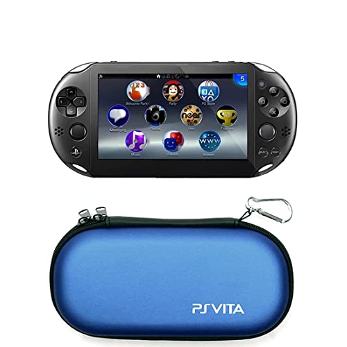 Eliater Playstation Vita Carring Case Portable Travel Pouch Cover Zipper Bag Compatible For Sony Psvita 1000 2000 Game Console (Blue) #TOP1