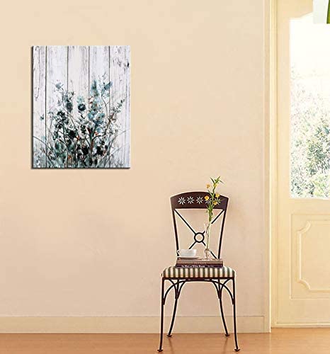 Rustic Bedroom Decor Orchid Wall Art Canvas Art Wall Decor For Living Room Flower Wall Panel Cuadros Floral Flower Paintings For Bedroom Country Purple Teal Wall Decor Bedroom Framed Artwork 12"X16" #TOP1