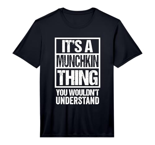 Funny Munchkin Breed Cat Lover T-Shirt