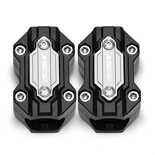 MAISHUSHU Motocicleta para NC 750x NC750 NC750 X 2012 2013 2014 2015 2016 2017 2021 con Logo Cubierta De Motor De Motocicleta Protección De Parachoques Bloque Decorativo (Color : Titanium)