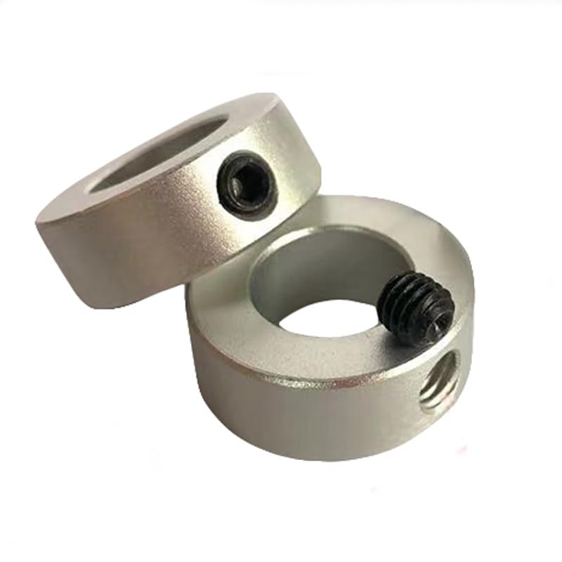 4pcs 5mm*12mm*8mm Stop Screw Fixed Bearing Limit Ring Shaft retaining Rings Locator Aluminum Alloy Circle