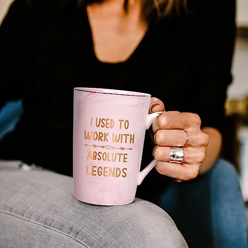 Leaving Coffee Mug, Retirement Gift for Women Men Funny Coworker Mug, I Used to Work with, New Job, Good Luck - Image 2
