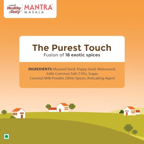 Image of Emami Healthy & Tasty Mantra Shorshe Posto, (50g) | No Added Colour and Preservatives