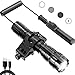 AUKEPATE Rechargeable Tactical Flashlight Weapon Light Gun Light Picatinny Flashlight Rifle Light Tactical Led Flashlight 1200 High Lumen Tactical Flashlight