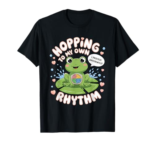 Grenouille Autism Awareness Support Tism Autistic Special Love T-Shirt