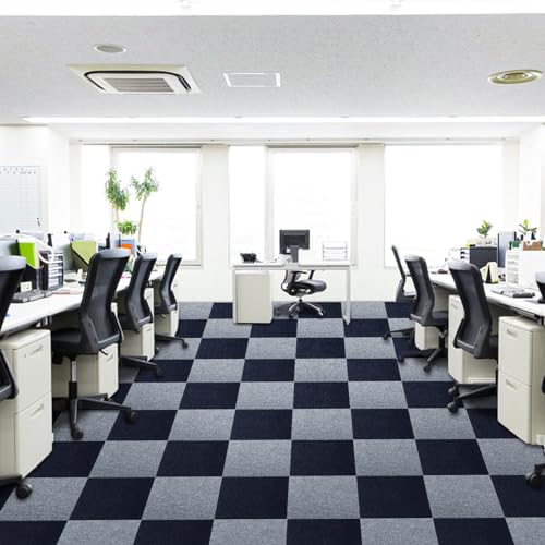 Yskzyz Carpet Tile 12” X 12” Self Adhesive Carpet Floor Tiles Anti-Slip Reusable Carpet Squares Peel and Stick Carpet Floor Tile Easy Install DIY for Bedroom Living Room(20 Pcs) - Thumbnail 3