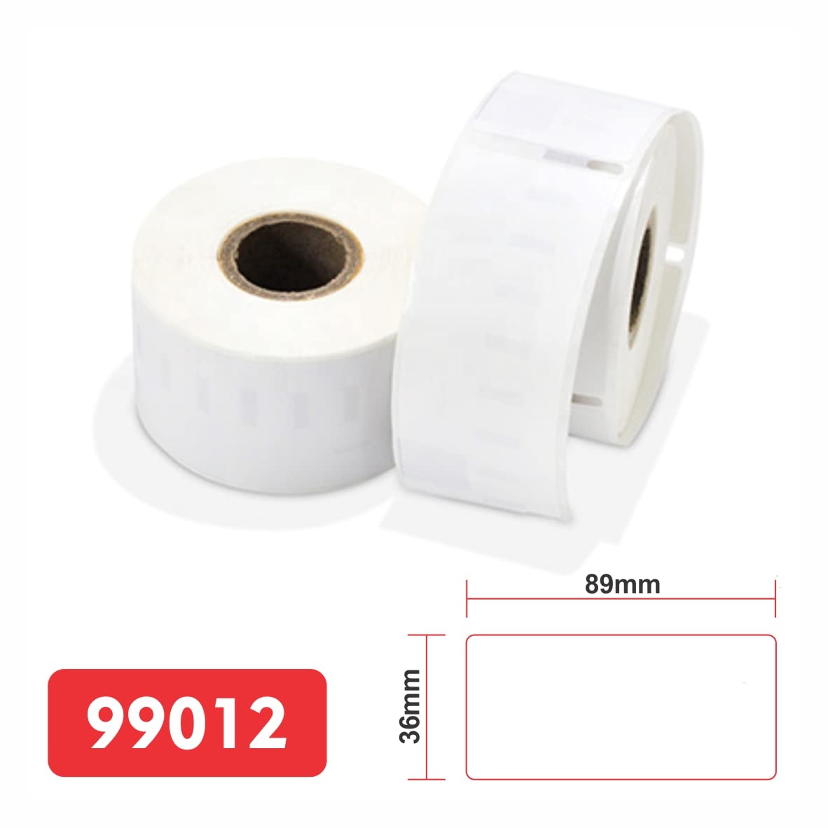 22 Rollen 99012 Etiketten kompatibel für Dymo LabelWriter Etikettendrucker, 36mm x 89mm, 260 Stück pro Rolle, S0722400 Vielzweck-Etiketten von SmartProduct
