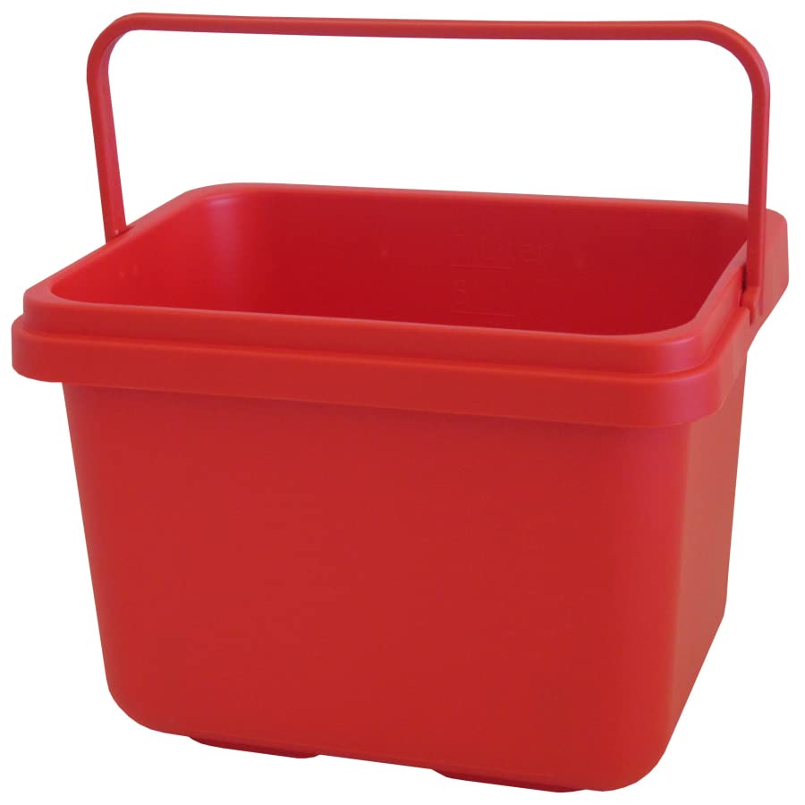 TASKI Eimer 7 Liter - ROT, Benötigt Tuchbox Halter: 7517270 oder 7517371 | Packung (1 Stück)