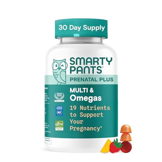 SmartyPants Prenatal Multivitamin Gummies with Omega 3 DHA/EPA, Methylfolate, Biotin, Vitamins D3, C, B12, B6, A, K, and Zinc, Gluten Free, Clean Label, Two Fruit Flavors, 90 Gummies (30 Day Supply)