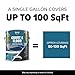 DYCO Court & Floor Anti-Slip Coating - Slip-Resistant Pavement, Cement & Concrete Paint for Pickleball, Tennis & Basketball Courts, Exceeds ADA Standards for Safety Areas (White, 1 Gallon)