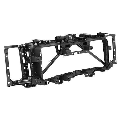 ALMULOO Header Panel Assmebly Compatible with 2014-2019 GMC Sierra 2500 3500 HD 1500 Limited Replacement for GM1220173 84265518 Electrophoresis Steel Black